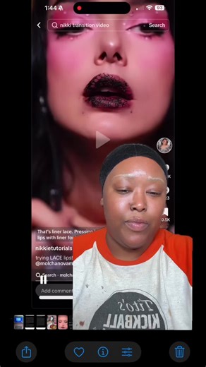 Underwater Masquerade Makeup Tutorial with Lace Lips