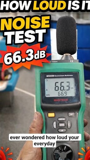 Is This Sound Too Loud? Let’s Measure It 🔊 #NoiseCheck #SoundTest #LoudOrNot #HowLoud #TechTest