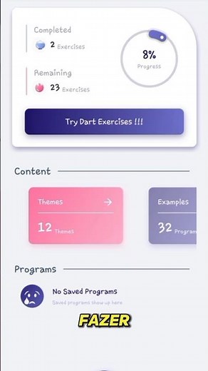 Como Criar apps modernos no CELULAR 📲 #flutter #dart #programação #viral #foryou