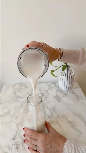 Cómo hacer leche de Almendras en 2 min.
