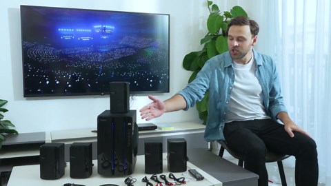 Bobtot Surround Sound Systems Home Theater System - 800 Watts Peak Power 6.5" Subwoofer 5.1/2.1 Wired Stereo Speakers Strong Bass with ARC Optical AUX Bluetooth Input