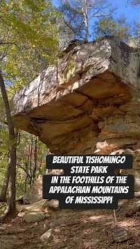 Beautiful Tishomingo State Park in the Foothills of the Appalachian Mountains, Mississippi #hiking