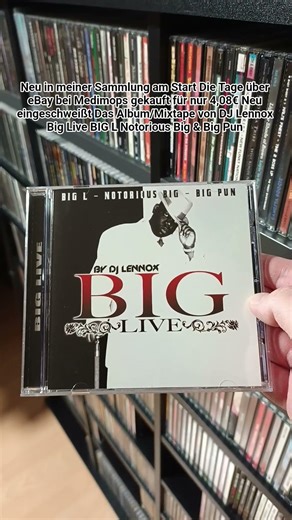 #djlennox #thenotoriousbig #bigl #bigpun #2008 #mustrecords #villagerecords #brooklyn #nyc #cd #rap