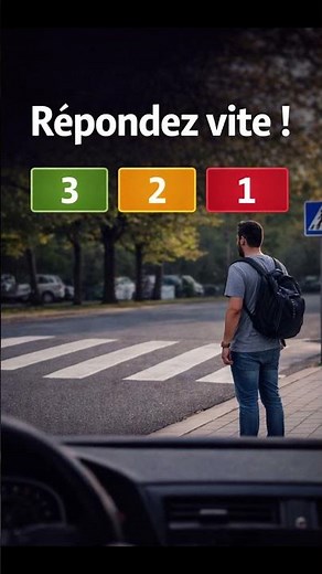 Question piège Code de la Route 🚨 Seulement 20% réussissent !