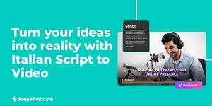 Convert Italian Script to Video Using AI - Turn Your Ideas into Videos