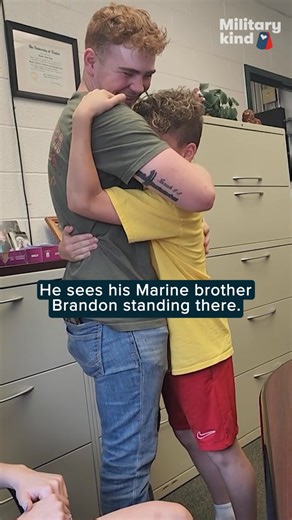 4.4K views · 40 reactions | This kid shed some tears when he was sent to the principals office, but not for what you might think. #militarykind | The Asbury Park Press | Facebook