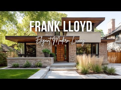 Frank Lloyd Wright Inspired Prairie Homes for Elegant Modern Living