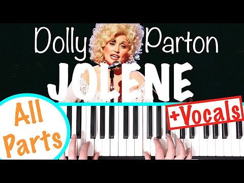 How to play JOLENE - Dolly Parton Piano Tutorial Chords Accompaniment