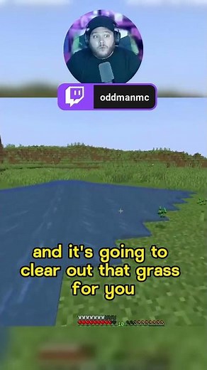How to Clear Grass in Minecraft | #shorts #minecraft #minecraftguide