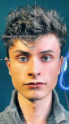 Captivating Freeze Frame Split Facial Expressions