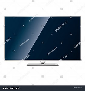 Vector Illustration Modern Monitor Computer On Stock Vector (Royalty Free) 198206168 | Shutterstock