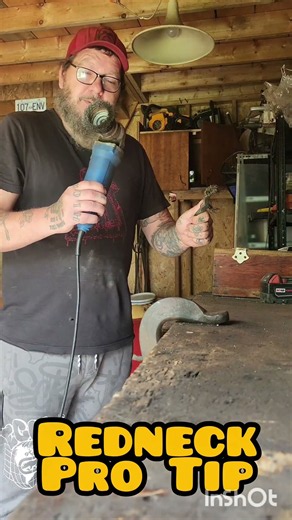 Redneck Pro Tip(wire brush fix) #diy #mechanic #mechaniclife #tips #viral #repair #hack #viralshort