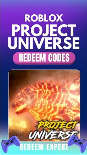 Roblox Project Universe Codes | Project Universe Redeem Codes #projectuniverse