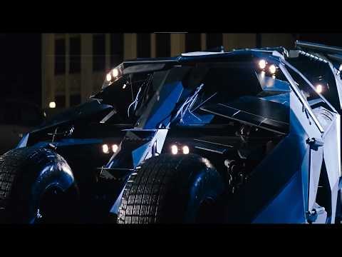 Batman Begins (2005) SCENE: Tumbler Rooftop Chase | Christian Bale & Katie Holmes