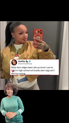 Glorilla posted a picture of her natural hair and people started talking about her edges. She responded and said it’s not the wigs it’s because she had fights when she was younger and her hair was pulled out. Has this happened to you? Did you lose hair when you were younger that didn’t grow back? #Glorilla #Hair #Natural #Edges #foryou