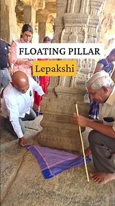 How Is This Pillar Floating?! 😱 | Lepakshi Temple 🛕