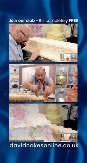 Trending wedding cake decorating design ideas with lambeth piping borders - Join our club for FREE