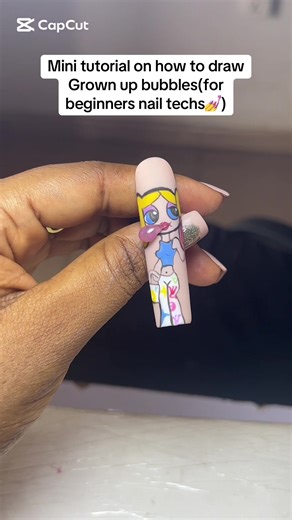 Grow up bubble #growupbubble #animation #nailart #nailtutorial