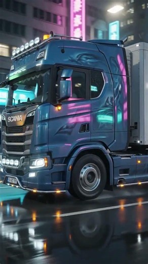 Scania truck going on highway with high speed and in truckers of Europe 3 #truckersofeurope3 #toe3