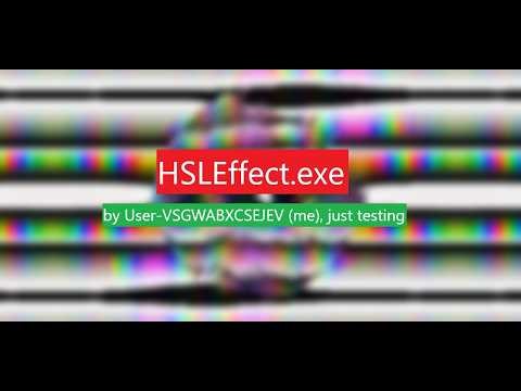 Testing HSLEffect.exe by me (Windows 10 x64)