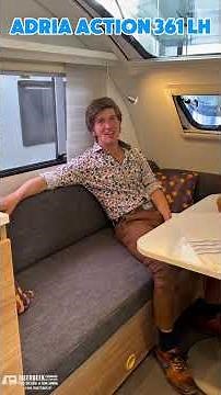 🎉 De Adria Action 361 LH – stijlvol, sportief en verrassend ruim! Perfect voor avonturiers.