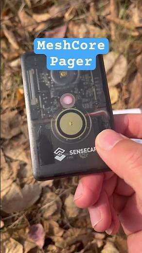 New Firmware on T1000E and works as a headless pager #meshtastic #meshcore