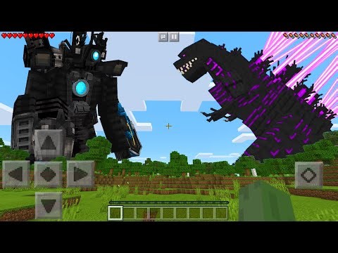 I Found SHIN GODZILLA vs SKIBIDI TITAN CAMERAMAN in Minecraft Pocket Edition...