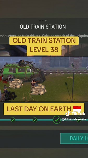 Explore the Old Train Station at Level 38 in LDOE