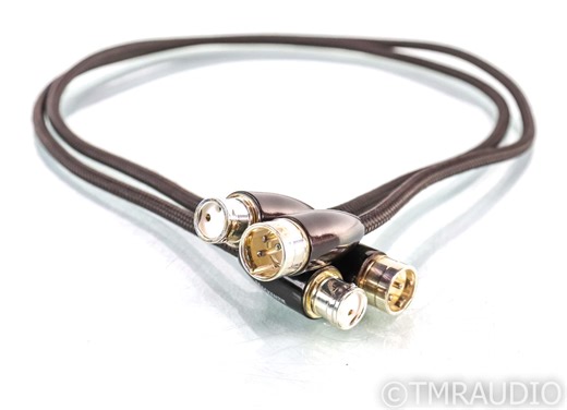 AudioQuest Mackenzie XLR Cables; 1m Pair Balanced Interconnects (One Slightly Longer)