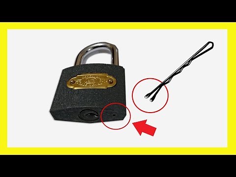 How to Open A Lock Without Key With Hair Pin 🔴| Easy and simple method | Experimental Army