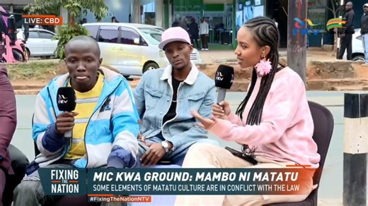 Joseph Asila: "Tusiingize siasa kwa matatu. Mat ni business open, si tunataka kazi." Asila, a matatu graffiti artist, speaks on #FixingTheNationNTV Eric Latiff Mariam Bishar Janet Mbugua | Nation FM