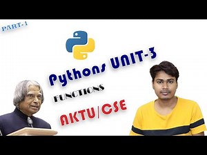 PYTHON PROGRAMMING AKTU UNIT 2 CSE 4TH SEMESTER | Python Programming SyllybusWise Part 1