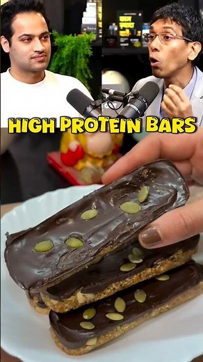 High Protein Bars Recipe | Healthy Homemade Energy Bars #recipe #podcast #highprotein #proteinbars