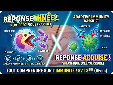 SVT 3ème | Leçon 7 : L'immunité et la réponse immunitaire