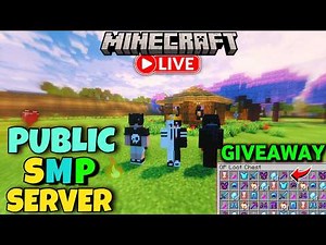 Minecraft Public Lifesteal SMP LIVE Now! | 24/7 Server | Free To Join | Java + Bedrock