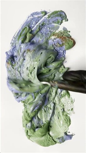 Mixing Monsters Inc Colors Into Real Paint 💜💚 | Satisfying Acrylic Art