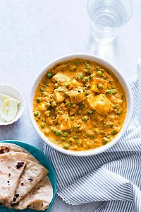 Creamy Matar Paneer Curry