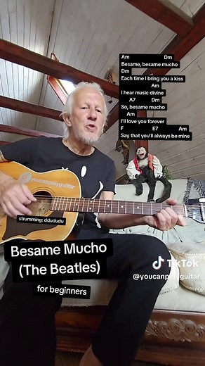 Learn Besame Mucho by The Beatles on Guitar