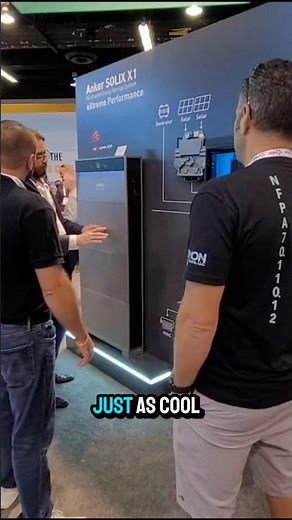 Taking a look at the amazing Anker SOLIX X1 at RE+ Anaheim 2024. Simon Electric