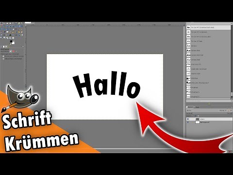 Curving text with GIMP!!!