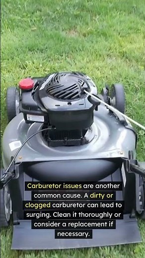 Why My Lawn Mower Is Surging? Causes and Solutions #lawnmowerrobot
