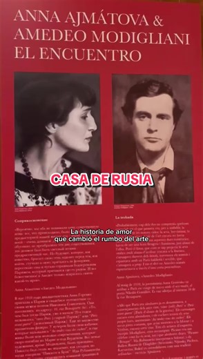 🎨💌 MODIGLIANI Y ANNA AJMÁTOVA EN BARCELONA 💌🎨 Una historia de amor en París, verano de 1911… un secreto que no se conoció hasta 1964 😮‍💨 Ahora puedes vivirla en la expo “Anna Ajmátova / Amedeo Modigliani: el encuentro” en la Fundación Casa de Rusia. ✨ Exposición multimedia: pintura poesía tecnología 🖼️ 14 obras de Modigliani con técnica Modlight (verás los trazos muuuy bien) 💌 Poemas, cartas, fotos y recuerdos 🎥 Documental para ponerte en contexto 👀 Algunos retratos podrían estar inspi