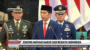 Berikut 5 Program Kerja Utama Jokowi Lima Tahun ke Depan yang Disampaikan dalam Pidatonya - Tribunnews.com