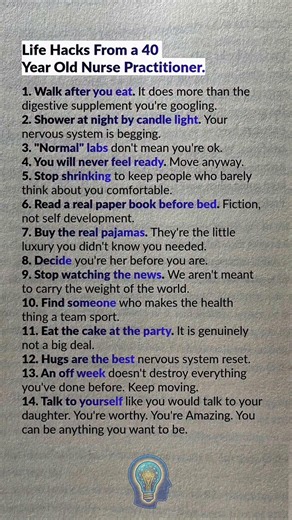 25 Life Lessons From An Experienced Nurse Practitioner