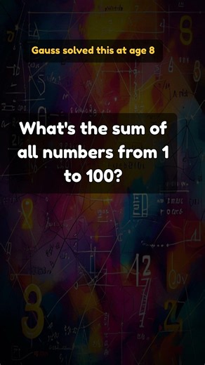 Gauss solved this at age 8 | Math Challenge