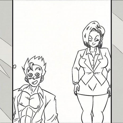 |18 and Gohan cooked each other| #hungergamestiktok #gohan #dragonball