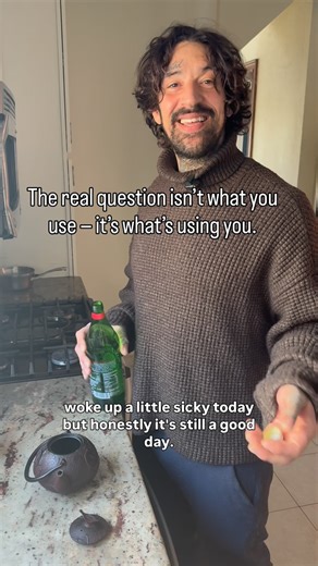 Saint on Instagram: "For me, cannabis is medicine — used with intention, not excess. Scripture talks about stewardship, not stigma Today’s tea is sweetened with a 1:1 THC:CBD lolly from @hempandhoneynj"