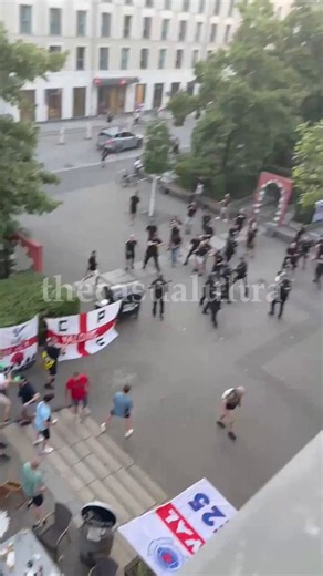 🇩🇪💥 The troubles have started in Leipzig, ahead of tomorrow's Conference League final between Crystal Palace & Rayo Vallecano 👀