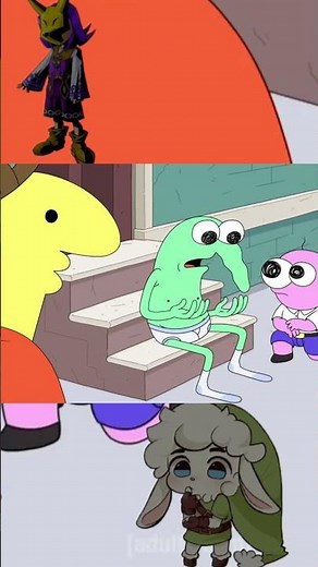 Smiling Friends Pim and Charlie Make Someone Smile In less than 20 seconds