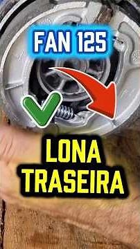 COMO TROCAR LONA E BRACINHO FREIO FAN 125 PASSO A PASSO #fan125 #mecanicademoto #vlogdemoto